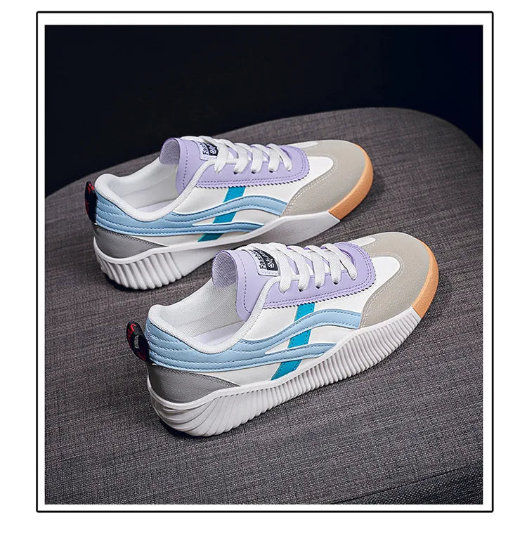 SUPER PROMOÇAO Tênis femininos ao ar livre leve casual sapatos de caminhada Moda respirável estudante versátil sapatos vulcanizados planos