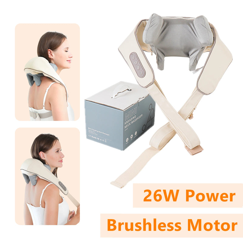 Massageador de pescoço e costas Foreverlily Massageador de pescoço e ombro Massageador de trapézio Massageador elétrico de pescoço