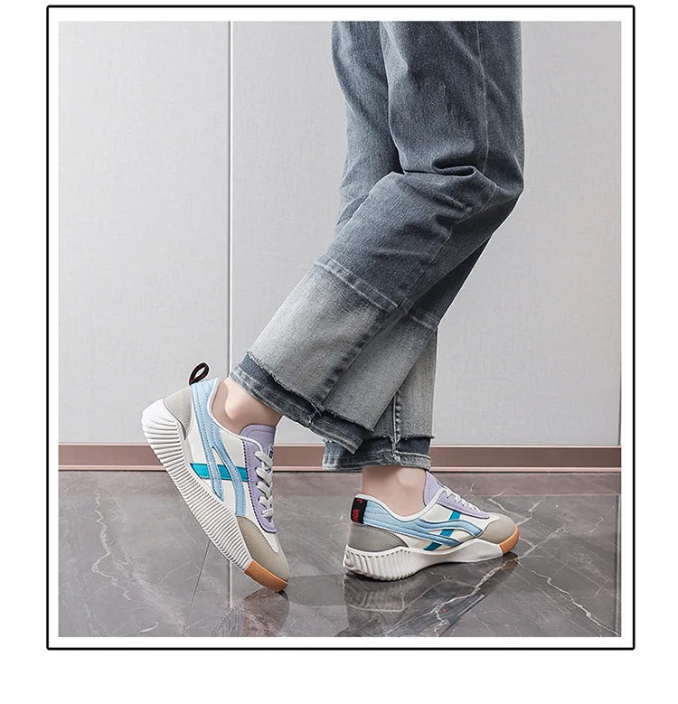 SUPER PROMOÇAO Tênis femininos ao ar livre leve casual sapatos de caminhada Moda respirável estudante versátil sapatos vulcanizados planos