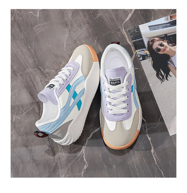 SUPER PROMOÇAO Tênis femininos ao ar livre leve casual sapatos de caminhada Moda respirável estudante versátil sapatos vulcanizados planos