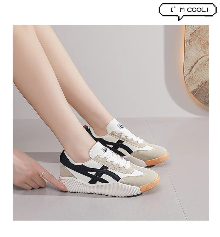 SUPER PROMOÇAO Tênis femininos ao ar livre leve casual sapatos de caminhada Moda respirável estudante versátil sapatos vulcanizados planos